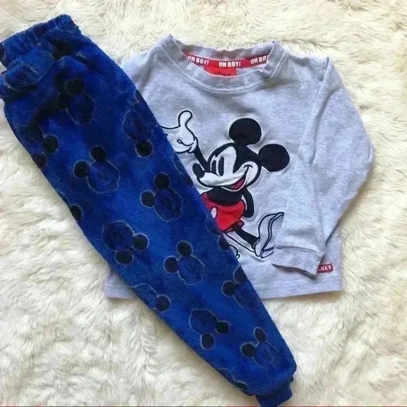 Disney Mickey Mouse Toddler Pajamas Size XXS - Picture 1 of 16